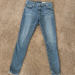 AG-ED High Rise Farrah Skinny Ankle Denim